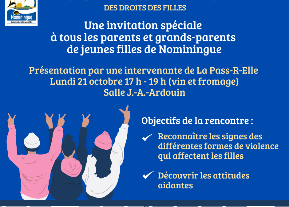 Présentation dans le cadre de la Journée internationale des droits des filles