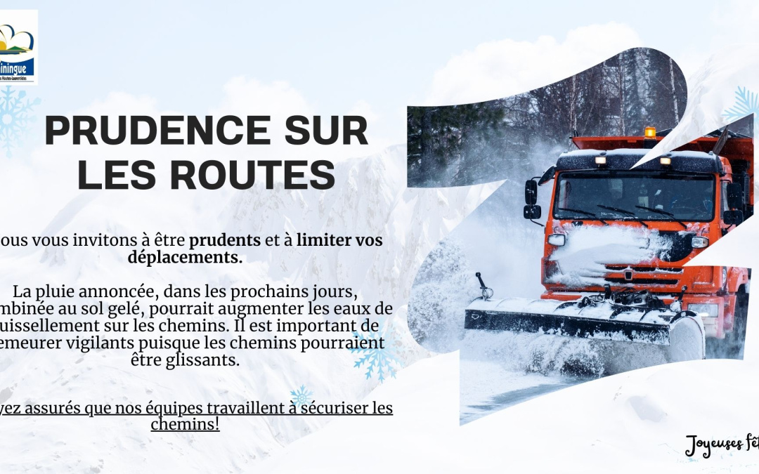 Prudence sur les routes